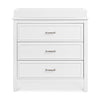M12823W,DaVinci,Charlie 3-Drawer Dresser in White