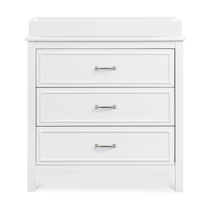 M12823W,DaVinci,Charlie 3-Drawer Dresser in White