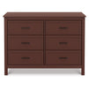 M12826CR,DaVinci,Charlie 6-Drawer Double Dresser in Crimson