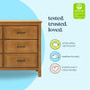 M12826CT,DaVinci,Charlie 6-Drawer Double Dresser in Chestnut