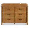 M12826CT,DaVinci,Charlie 6-Drawer Double Dresser in Chestnut