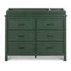 M12826FRGR,DaVinci,Charlie 6-Drawer Double Dresser in Forest Green