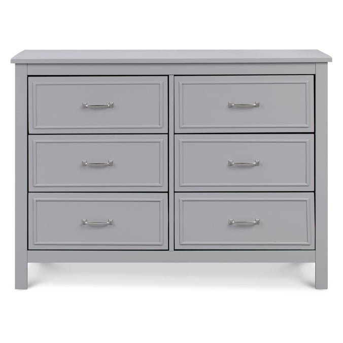 M12826G,DaVinci,Charlie 6-Drawer Double Dresser in Grey
