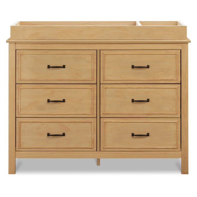 M12826HY,DaVinci,Charlie 6-Drawer Double Dresser in Honey