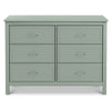 M12826LS,DaVinci,Charlie 6-Drawer Double Dresser in Light Sage