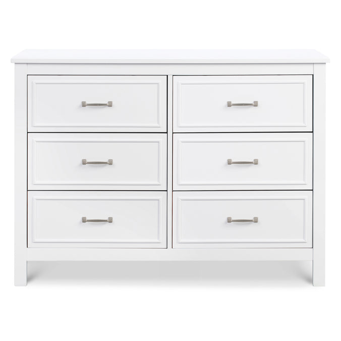 M12826W,DaVinci,Charlie 6-Drawer Double Dresser in White