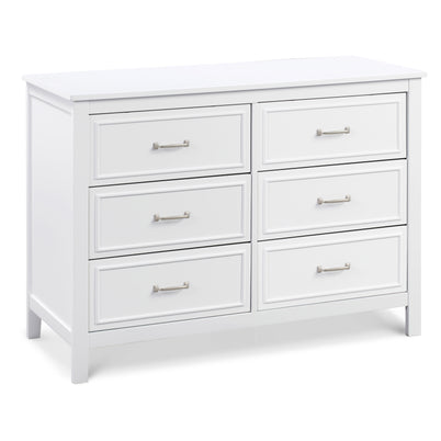M12826W,DaVinci,Charlie 6-Drawer Double Dresser in White