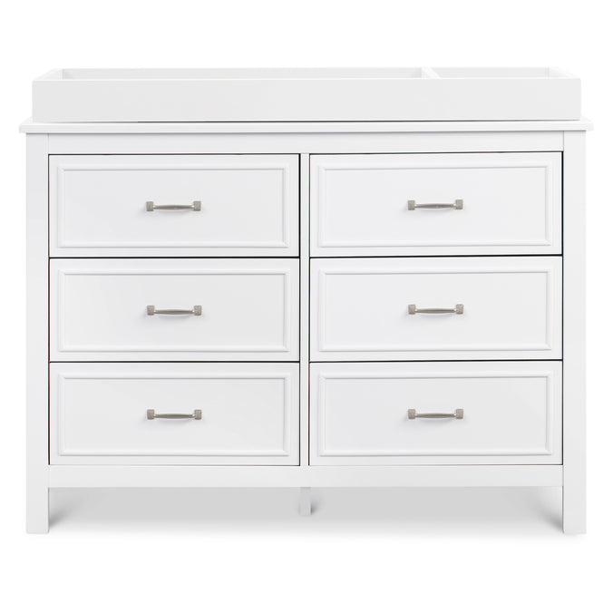 M12826W,DaVinci,Charlie 6-Drawer Double Dresser in White