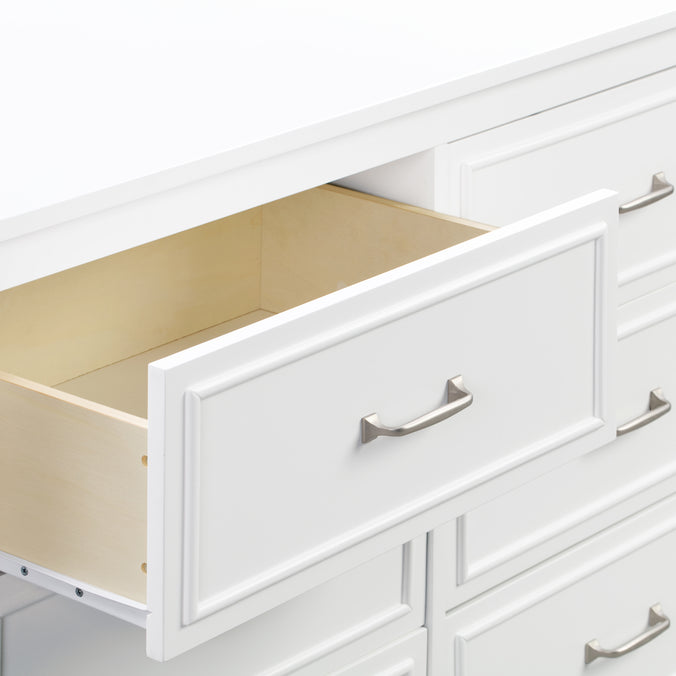 M12826W,DaVinci,Charlie 6-Drawer Double Dresser in White
