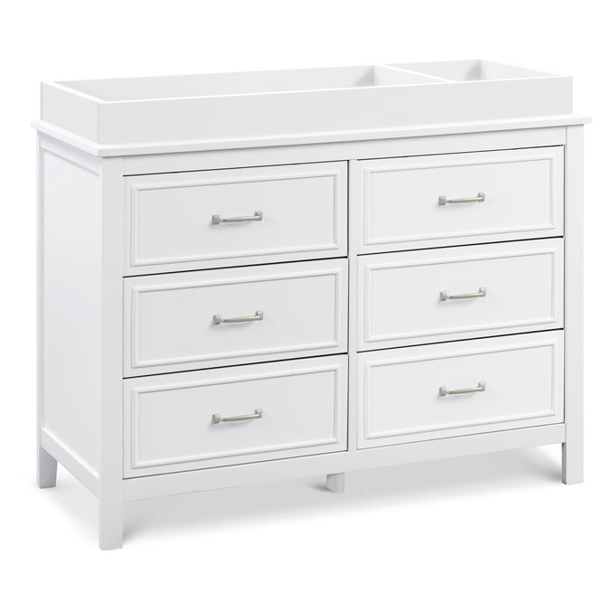 M12826W,DaVinci,Charlie 6-Drawer Double Dresser in White