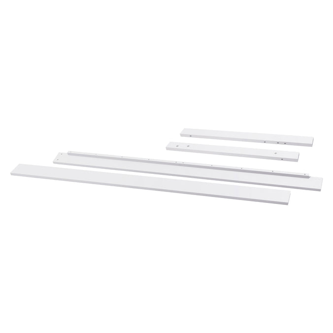 M12899W,The MDB Family,Twin Size Conversion Kit for Charlie Mini Combo in White