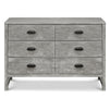 M13516CTG,DaVinci,Fairway 6-Drawer Double Dresser in Cottage Grey