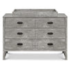 M13516CTG,DaVinci,Fairway 6-Drawer Double Dresser in Cottage Grey