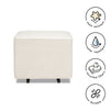 M13985PCM,DaVinci,Davinci Universal Gliding Ottoman in Performance Cream Linen