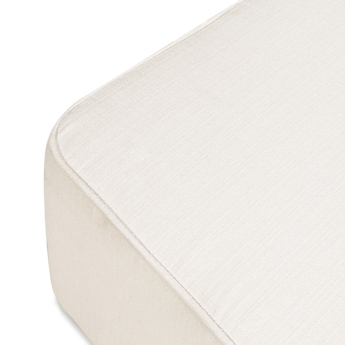 M13985PCM,DaVinci,Davinci Universal Gliding Ottoman in Performance Cream Linen