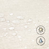 M13985PCM,DaVinci,Davinci Universal Gliding Ottoman in Performance Cream Linen