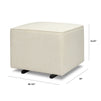 M13985VN,DaVinci,Davinci Universal Gliding Ottoman in Vanilla