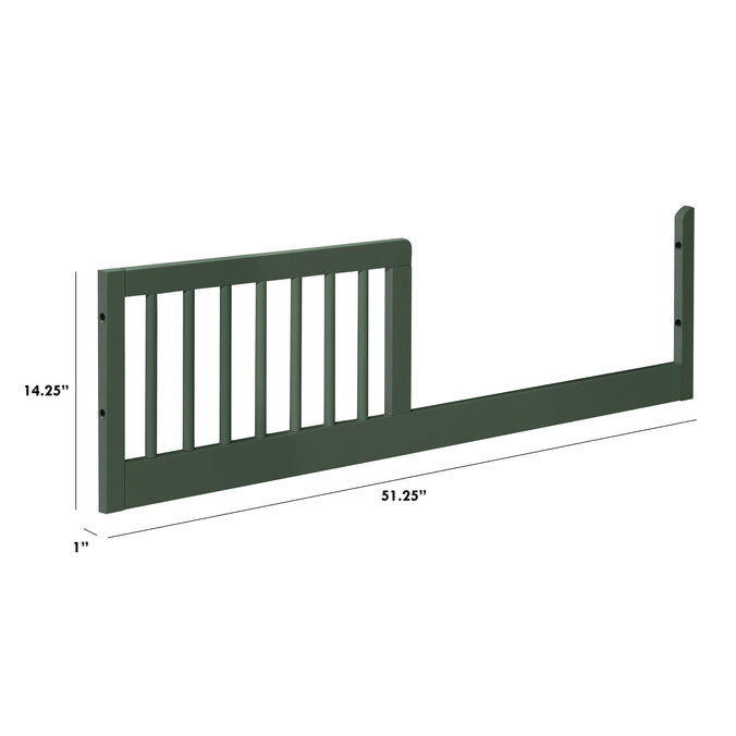 M14799FRGR,The MDB Family,Toddler Bed Conversion Kit in Forest Green
