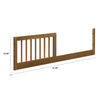 M14799L,The MDB Family,Toddler Bed Conversion Kit in Walnut