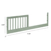 M14799LS,The MDB Family,Toddler Bed Conversion Kit in Light Sage