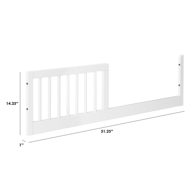M14799W,The MDB Family,Toddler Bed Conversion Kit in White