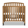 M18198CT,DaVinci,Dylan Folding Portable 3-in-1 MiniCrib and TwinBed in Chestnut