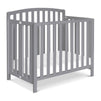 M18198G,DaVinci,Dylan Folding Portable 3-in-1 MiniCrib and TwinBed in Grey