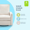 M19387PCMEW,DaVinci,Penny Swivel Recliner in Performance Cream Eco-Weave