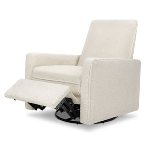 Penny Recliner and Swivel Glider | Ivory Boucle Fabric
