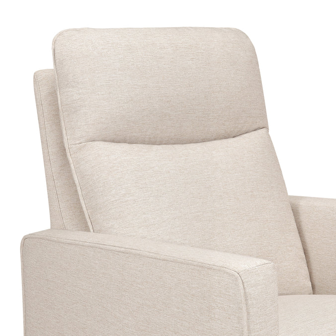 M19787BH,DaVinci,Gabby Pillowback Swivel Glider in Beach