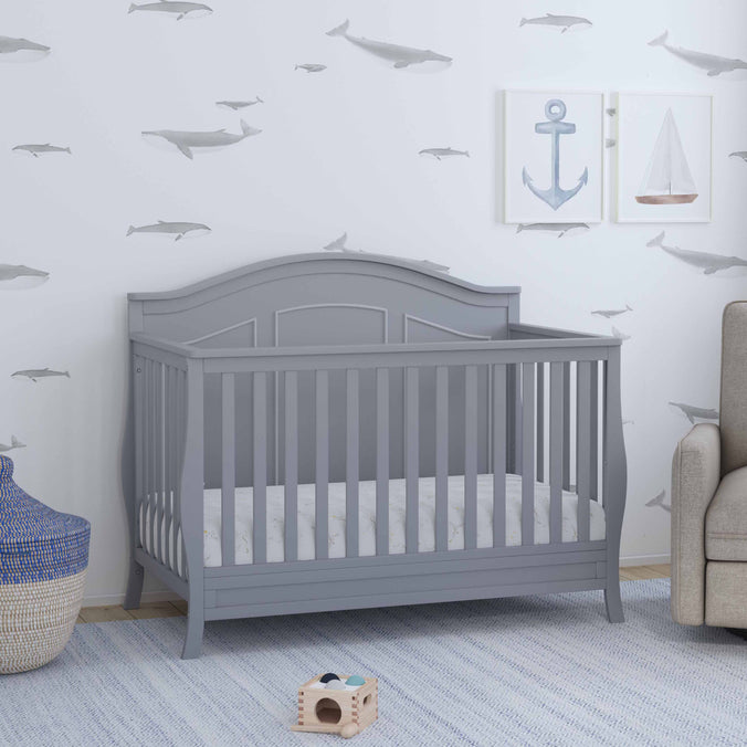 M20101G,DaVinci,Emmett 4-in-1 Convertible Crib in Grey