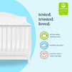 M20101W,DaVinci,Emmett 4-in-1 Convertible Crib in White