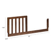 M20399Q,The MDB Family,Mini Toddler Bed Conversion Kit in Espresso