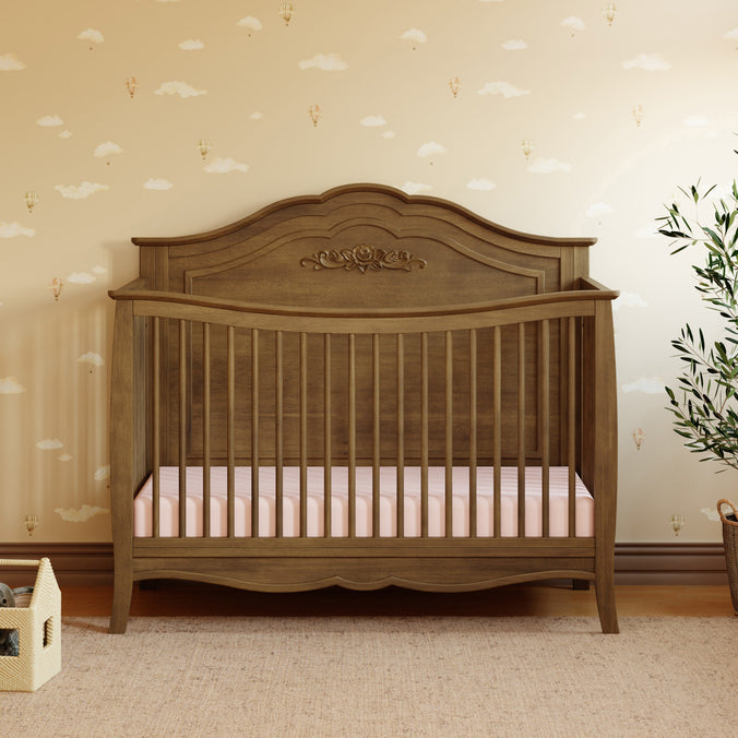 M20801L,DaVinci,Fiona 4-in-1 Convertible Crib in Walnut