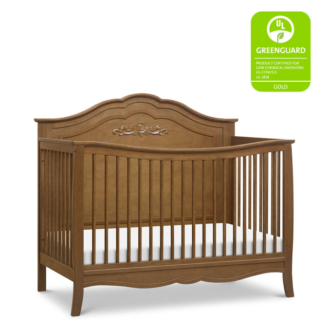 M20801L,DaVinci,Fiona 4-in-1 Convertible Crib in Walnut