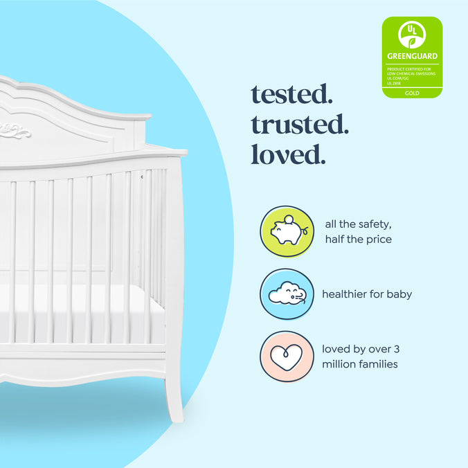 M20801W,DaVinci,Fiona 4-in-1 Convertible Crib in White