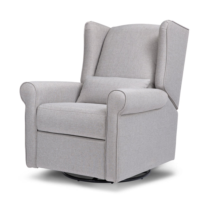 M21887MIG,DaVinci,Hayden Recliner and Swivel Glider in Misty Grey