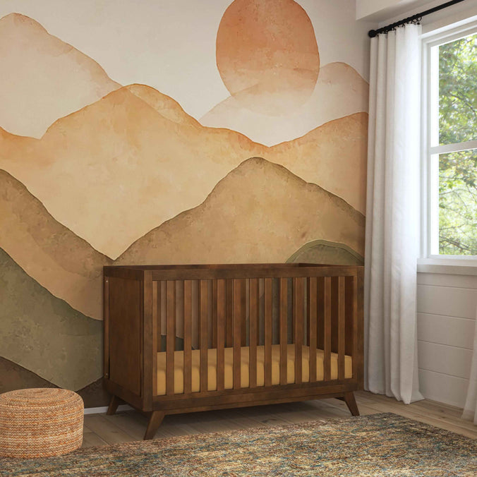 M22501L,DaVinci,Otto 3-in-1 Convertible Crib in Walnut