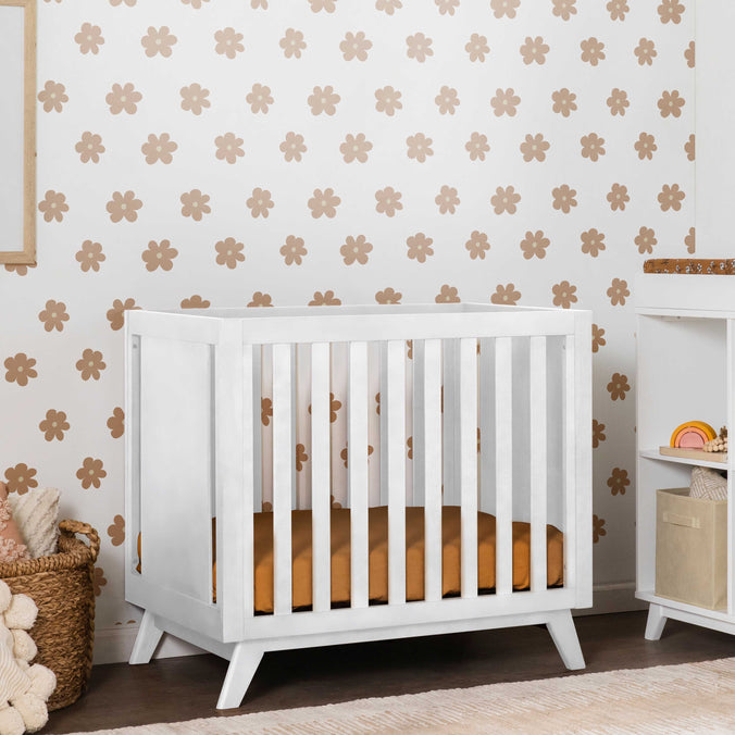 M22598W,DaVinci,Otto 3-in-1 Convertible Mini Crib with 4 Mattress in White