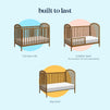 M23901L,DaVinci,Beau 3-in-1 Convertible Crib in Walnut