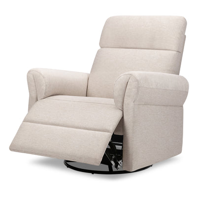 M24386BH,DaVinci,Suzy Flex Swivel Recliner w/ Adj. Arms & Headrest in Beach
