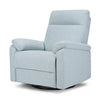 M24387HBL,DaVinci,Suzy Swivel Recliner in Heathered Blue