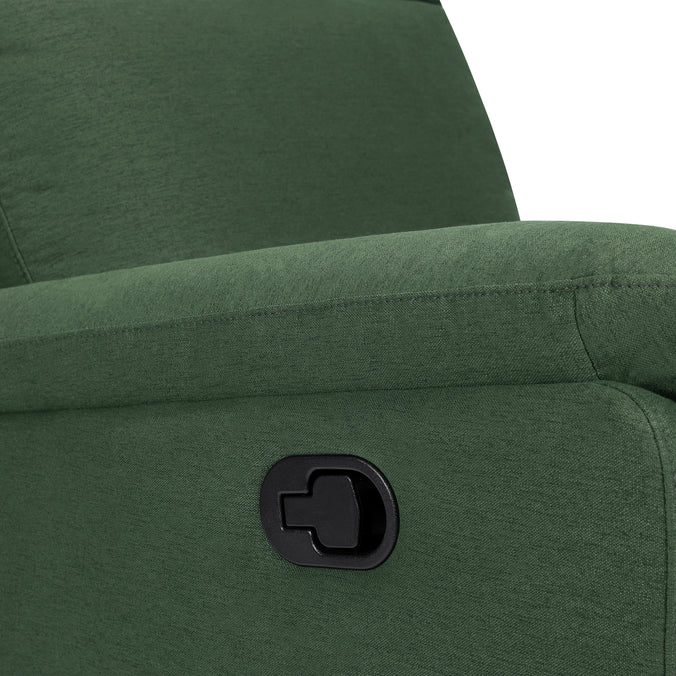 M24387PNG,DaVinci,Suzy Swivel Recliner in Pine Green