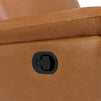 M24387VTL,DaVinci,Suzy Swivel Recliner in Vegan Tan Leather