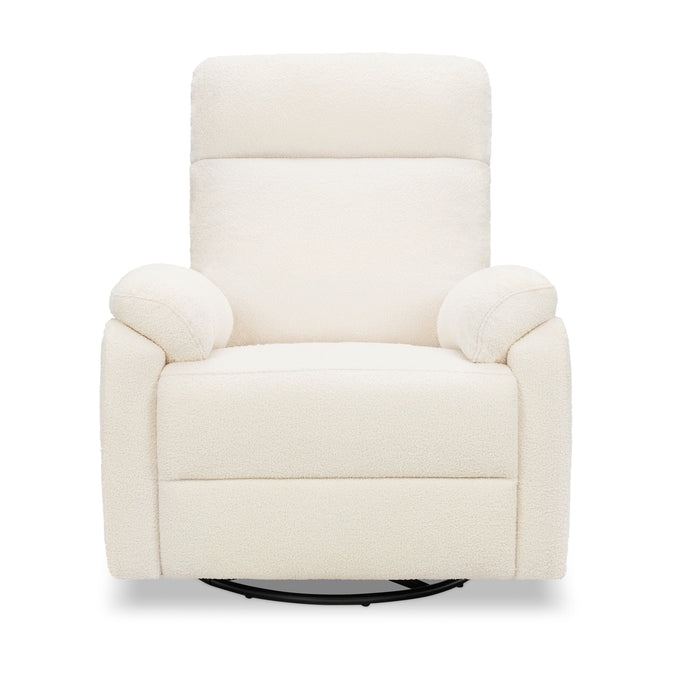 M24388CCB,DaVinci,Suzy Electronic Swivel Recliner in Cozy Cream Boucle