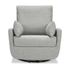 M24587FTG,DaVinci,Juno Swivel Glider in Frost Grey