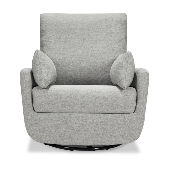 M24587FTG,DaVinci,Juno Swivel Glider in Frost Grey