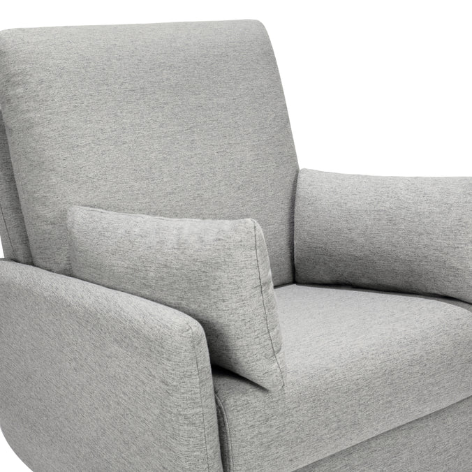 M24587FTG,DaVinci,Juno Swivel Glider in Frost Grey