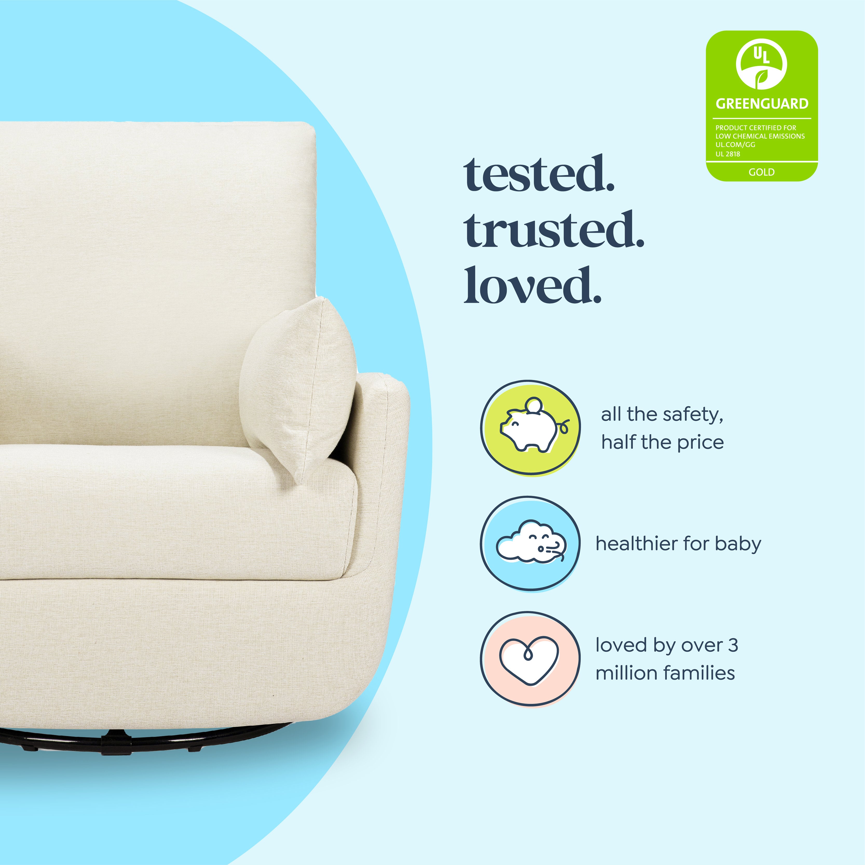 DaVinci Juno Swivel Glider – DaVinci Baby