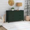 M24726FRGR,DaVinci,Beau 6-Drawer Dresser in Forest Green